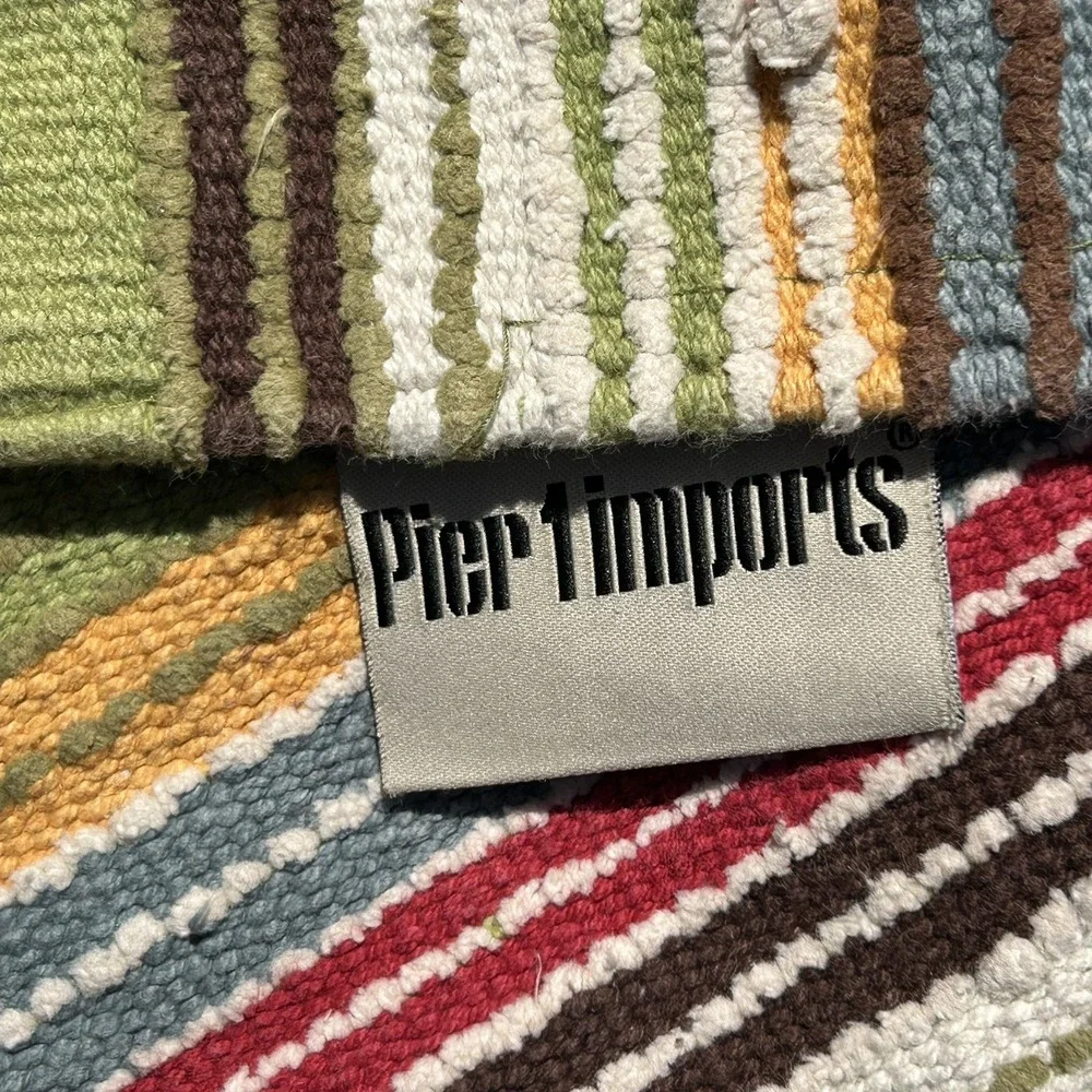 Pier 1 Imports Multicolor Striped Rug‎ 33